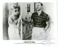 1a904 SIDNEY BERGER signed 8x10 REPRO still '95 with naked Candace Hilligoss in Carnival of Souls!