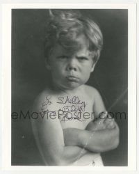 1a921 TOMMY BOND signed 8x10 REPRO still '80s wacky pouting portrait with arms crossed, Our Gang!