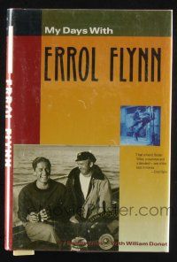 1a156 BUSTER WILES signed hardcover book '88 former Hollywood stuntman's My Days with Errol Flynn!