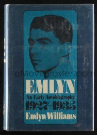 1a162 EMLYN WILLIAMS signed hardcover book '73 an autobiography of his early life in 1927-1933!