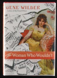 1a163 GENE WILDER signed hardcover book '08 his novel The Woman Who Wouldn't!