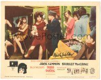 1a042 IRMA LA DOUCE signed LC #3 '63 by Billy Wilder, Jack Lemmon helps prostitute Shirley MacLaine!