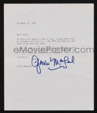 1a242 GAVIN MACLEOD signed letter '81 thanking a member of the Hollywood Foreign Press Association!