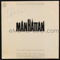 1a011 WOODY ALLEN signed soundtrack record '79 music from his classic movie, Manhattan!