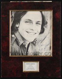1a004 MARK HAMILL signed resume sheet in 11x14 matted display '70s c/u portrait ready to frame!