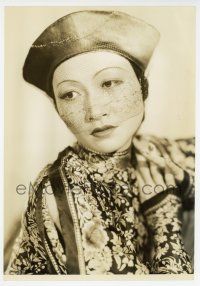 1b024 ANNA MAY WONG 8.75x12.5 still '34 close up in great costume from Limehouse Blues by Richee!