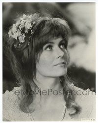 1b038 CAMELOT deluxe 10.5x13.5 still #13 '68 c/u of Vanessa Redgrave with flowers in her hair!