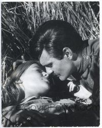 1b067 DOCTOR ZHIVAGO deluxe 11x14 still '65 romantic close up of Omar Sharif & Julie Christie!