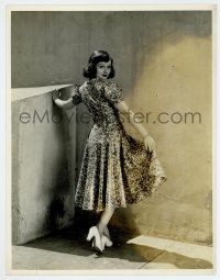 1b081 ELEANORE WHITNEY 10x13 still '37 modeling pretty dress from Turn Off the Moon by Walling!