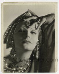1b114 GRETA GARBO deluxe 10x13 still '31 in headdress from Mata Hari by Clarence Sinclair Bull!
