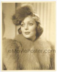1b172 LORETTA YOUNG deluxe 11x14 still '38 wearing fur coat & hat from Four Men and a Prayer!