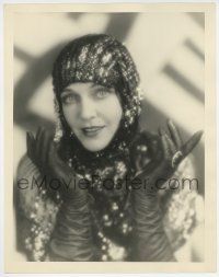 1b201 OLGA BACLANOVA deluxe 11x14 still '30s great c/u in shimmering hooded costume by Richee!