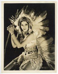 1b209 RAQUEL TORRES deluxe 11x14 still '20s as sexy Native American Indian by Clarence Sinclair Bull