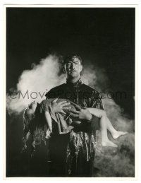 1b229 STAND BY FOR ACTION deluxe 10x13 still '43 Robert Taylor rescuing child by Clarence S. Bull!