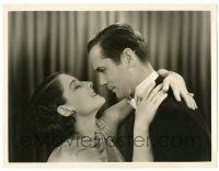 1b232 STRANGERS MAY KISS deluxe 10x13.25 still '31 romantic c/u of Norma Shearer & Robert Montgomery
