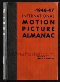 1b296 1946-47 INTERNATIONAL MOTION PICTURE ALMANAC hardcover book '46 filled with images & info!