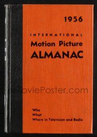 1b297 1956 INTERNATIONAL MOTION PICTURE ALMANAC hardcover book '56 filled with images & info!