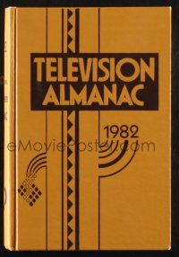 1b301 1982 INTERNATIONAL TELEVISION ALMANAC hardcover book '82 filled with images & information!