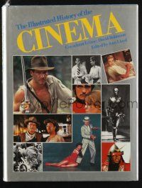 1b346 ILLUSTRATED HISTORY OF THE CINEMA hardcover book '86 great images of famous movie moments!
