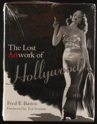 1b355 LOST ARTWORK OF HOLLYWOOD hardcover book '96 classic images from the Golden Age of movies!