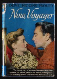 1b367 NOW, VOYAGER hardcover book '41 classic romantic tearjerker by Olive Higgins Prouty!