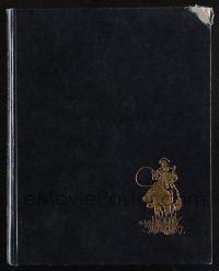 1b374 PICTORIAL HISTORY OF THE WESTERN FILM hardcover book '69 great images of Hollywood cowboys!