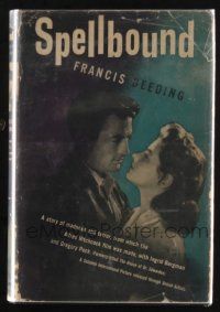 1b386 SPELLBOUND movie edition hardcover book '45 Francis Beeding's novel became Hitchcock's movie!