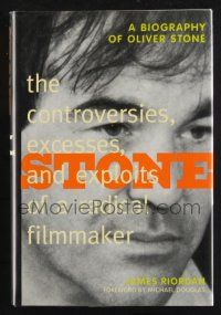 1b388 STONE: A BIOGRAPHY OF OLIVER STONE hardcover book '95 controversies of a radical filmmaker!