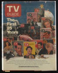 1b395 TV GUIDE THE FIRST 25 YEARS hardcover book '78 great moments that filled America's airwaves!