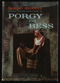 1b376 PORGY & BESS hardcover souvenir program book '59 Sidney Poitier, Dorothy Dandridge & Sammy!