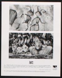 1b725 ANTZ presskit w/ 6 stills '98 computer animated insects, great portraits of voice actors!