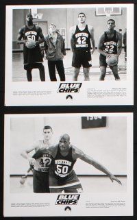 1b676 BLUE CHIPS presskit w/ 7 stills '94 basketball, Nick Nolte, Ed O'Neal & Shaquille O'Neal!