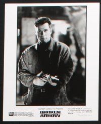 1b616 BROKEN ARROW presskit w/ 8 stills '96 John Travolta, Christian Slater, directed by John Woo