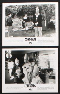 1b498 CONEHEADS presskit w/ 12 stills '93 Saturday Night Live skit, Dan Aykroyd & Jane Curtin!