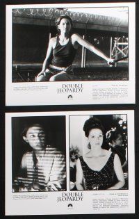 1b681 DOUBLE JEOPARDY presskit w/ 7 stills '99 cool images of Tommy Lee Jones & Ashley Judd!
