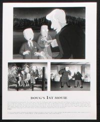 1b874 DOUG'S 1st MOVIE presskit w/ 4 stills '99 Nickelodeon cartoon, cool cartoon images!