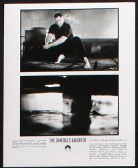 1b748 GENERAL'S DAUGHTER presskit w/ 6 stills '99 John Travolta & Madeline Stowe, James Cromwell!