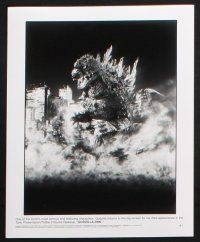 1b750 GODZILLA 2000 presskit w/ 6 stills '00 Gojira ni-sen miraniamu, great rubbery monster images