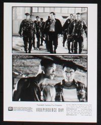 1b636 INDEPENDENCE DAY presskit w/ 8 stills '96 Will Smith, Bill Pullman, Jeff Goldblum, sci-fi!