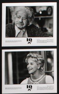 1b582 IQ presskit w/ 9 stills '94 Meg Ryan, Tim Robbins, Walter Matthau as Albert Einstein!