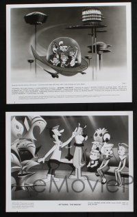1b825 JETSONS THE MOVIE presskit w/ 5 stills '90 Hanna-Barbera sci-fi family cartoon, cool art!