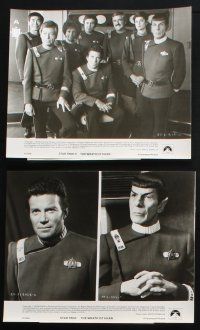 1b454 STAR TREK II presskit w/ 15 stills '82 The Wrath of Khan, Leonard Nimoy, William Shatner