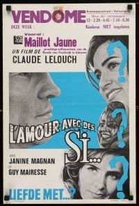 1c143 L'AMOUR AVEC DES SI Belgian '62 Janine Magnan, Guy Mairesse, Jean Franval!