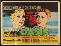 1c317 OASIS British quad '56 sexy Michele Morgan, Pierre Brasseur, directed by Yves Allegret!