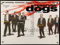 1c324 RESERVOIR DOGS DS British quad '92 Quentin Tarantino, Keitel, Buscemi, Penn, NSS version!