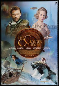 1c018 GOLDEN COMPASS advance DS Canadian 1sh '07 Nicole Kidman, Daniel Craig, Richards, Eva Green!