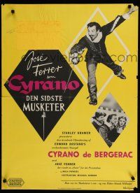 1c772 CYRANO DE BERGERAC Danish '53 different images of Jose Ferrer in the title role!