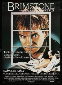 1c359 BRIMSTONE & TREACLE Finnish '83 Richard Loncraine directed thriller, art of Sting!