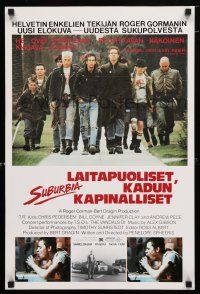 1c412 SUBURBIA Finnish '83 Penelope Spheeris directed, Chris Pedersen, suburban punks!