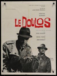 1c104 LE DOULOS French 23x32 '63 Jean-Paul Belmondo, directed by Jean-Pierre Melville!